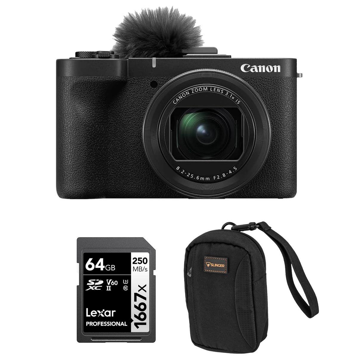 Canon ZOOM LENS 3 CANON 3.1x IS  
8.2-25.6mm F2.8-4.5  
250 64GB MB/s V60 @ XC Lexar PROFESSIONAL 1667x  
SUNGER