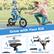 Grow with Your Kid
Adjustable Saddle Height
52-56 cm
Adjustable Handlebar Height
73-76 cm