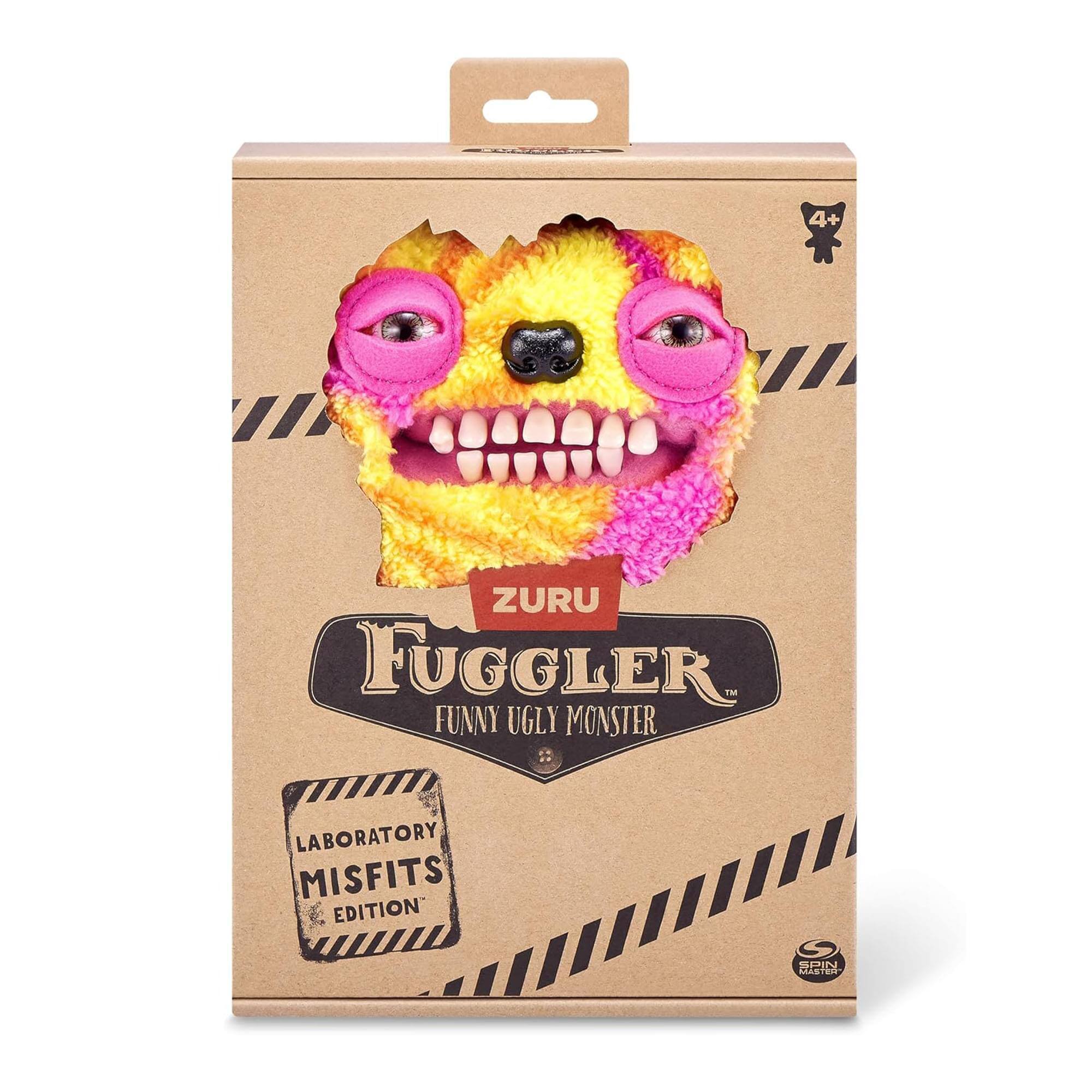 ZURU  
FUGGLER  
FUNNY UGLY MONSTER  

LABORATORY MISFITS EDITION  

4+