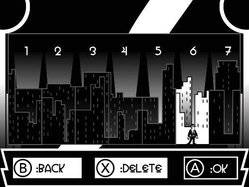 1 2 3 4 5 6 7

:B BACK

:X DELETE

:A OK