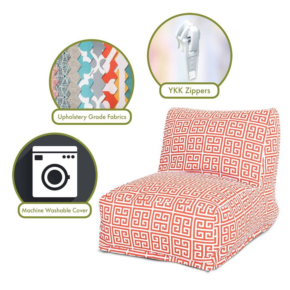 - Upholstery Grade Fabrics
- YKK Zippers
- Machine Washable Cover