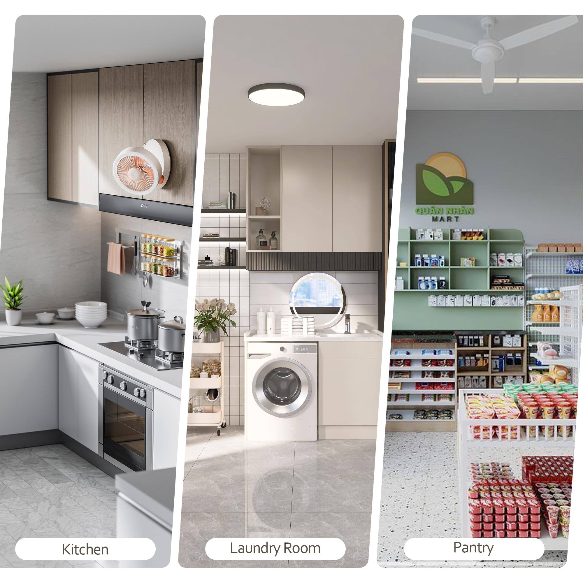 - Kitchen
- Laundry Room
- Pantry