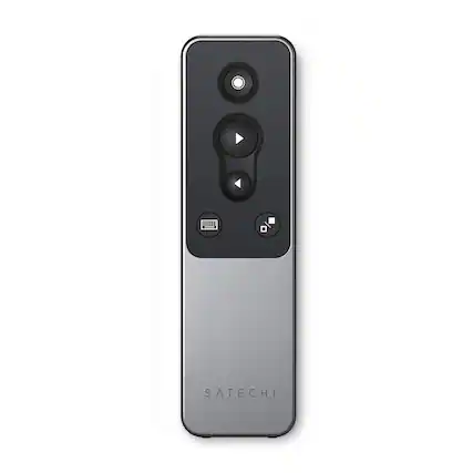 Front. Satechi - R1 Bluetooth Presentation Remote - Space Gray.