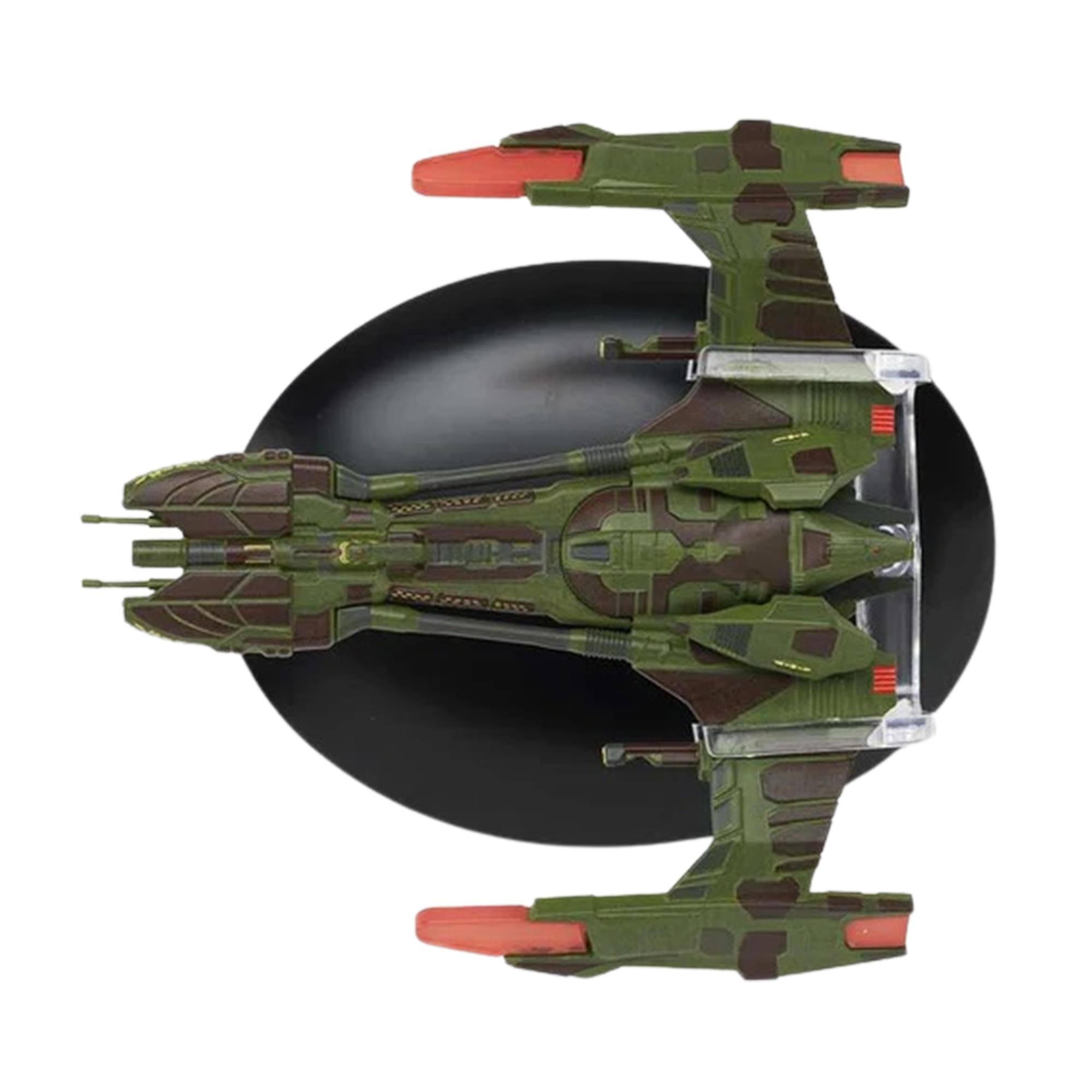Alt View 2. Eaglemoss - Eaglemoss Star Trek Starship Replica | Mat'ha Class Klingon Raptor - Grey.