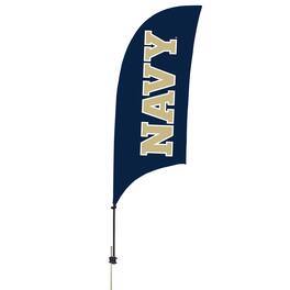 Victory Corps - Midshipmen 7.5' Razor Feather Stake Flag - Navy