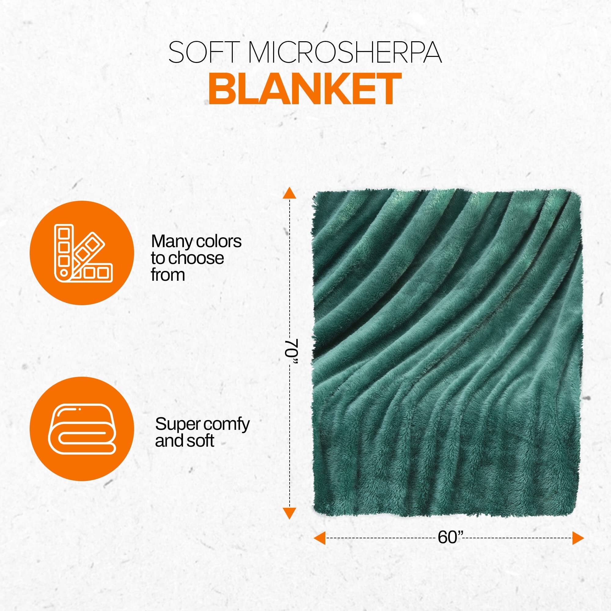 SOFT MICROSHERPA BLANKET

Many colors to choose from

Super comfy and soft

70" x 60"