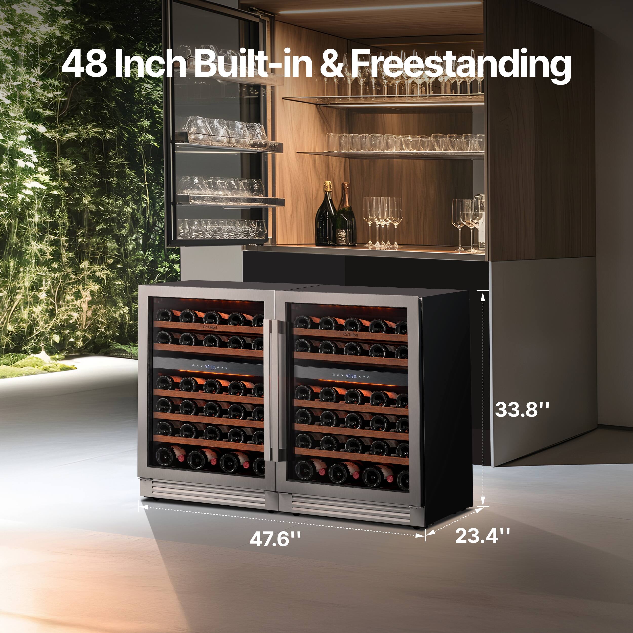 48 Inch Built-in & Freestanding

33.8" x 47.6" x 23.4"