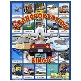 Lucy Hammett Games - Lucy Hammett Transportation Bingo Educational Game Vehicles and Travel Theme for Ages 3+