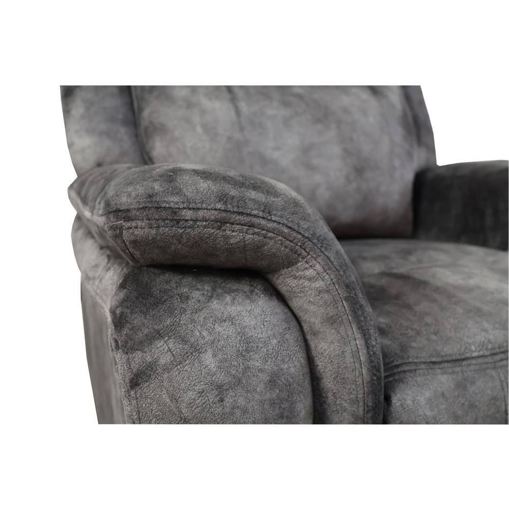 Back. New Classic Furniture - Park City Glider Recliner-Slate - Grey.