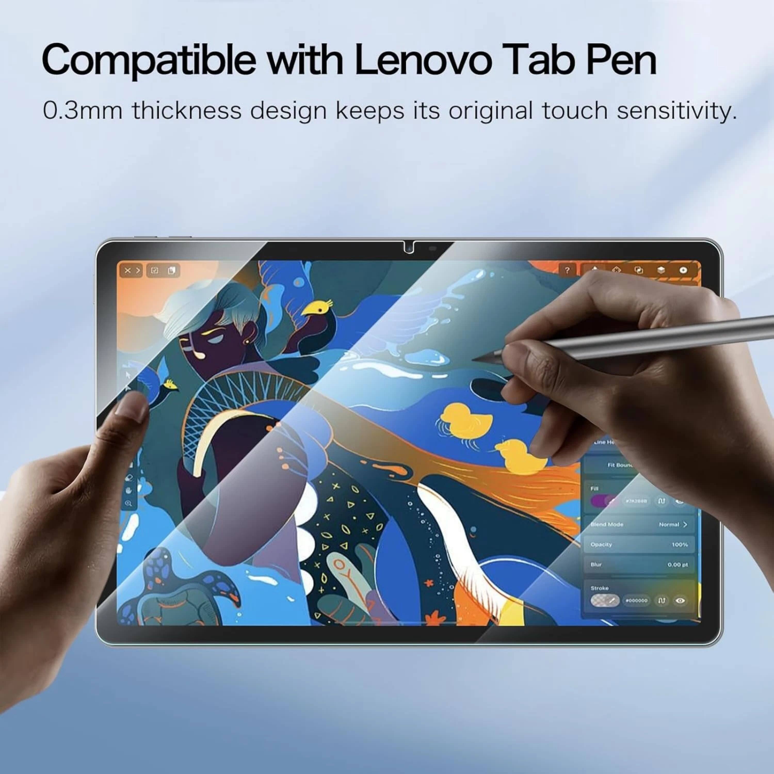 Compatible with Lenovo Tab Pen  
0.3mm thickness design keeps its original touch sensitivity.