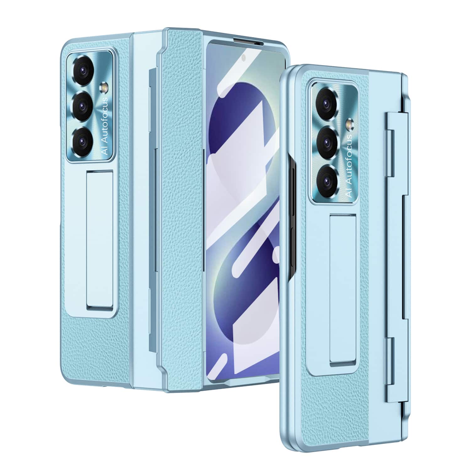 Dteck - Rugged Case for Samsung Galaxy Z Fold8 Ultra with Screen Protector&Stand,Shockproof Hard PC Cover with Hinge Protection - Blue price history on PriceWatchPro