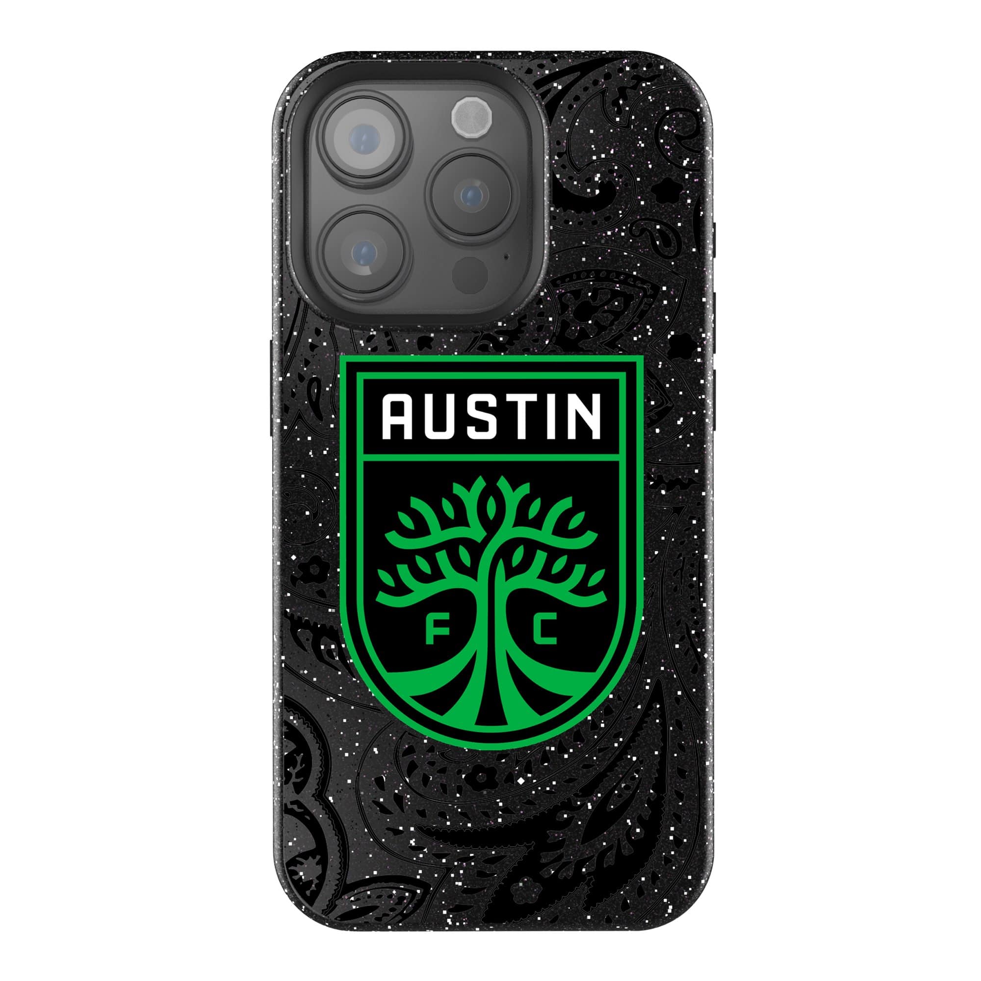 Keyscaper - MLS - Austin FC iPhone Bling Case - 14 Pro Max - Black