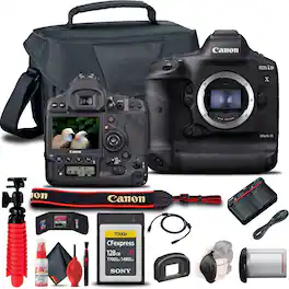 Canon - EOS-1D X Mark III DSLR Camera (Body Only) (3829C002) + 128GB Card