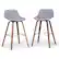 Alt View 17. Simpli Home - Randolph Bentwood Counter Height Stool (Set of 2) - Stone Grey.