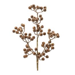 BreeBe - Beaded Berry Spray (Set of 6) - Gold
