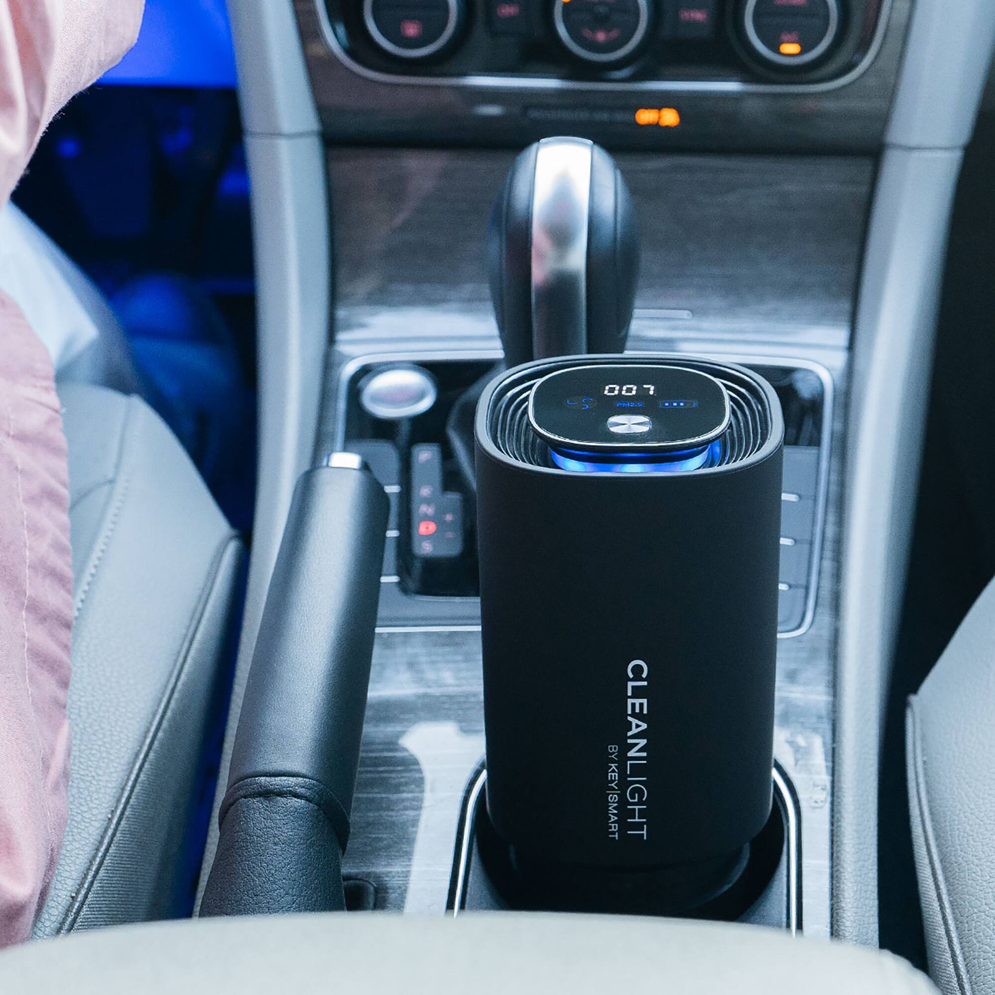 Alt View 11. KeySmart - CleanLight Air Pro Ionic UV Air Purifier - Black.