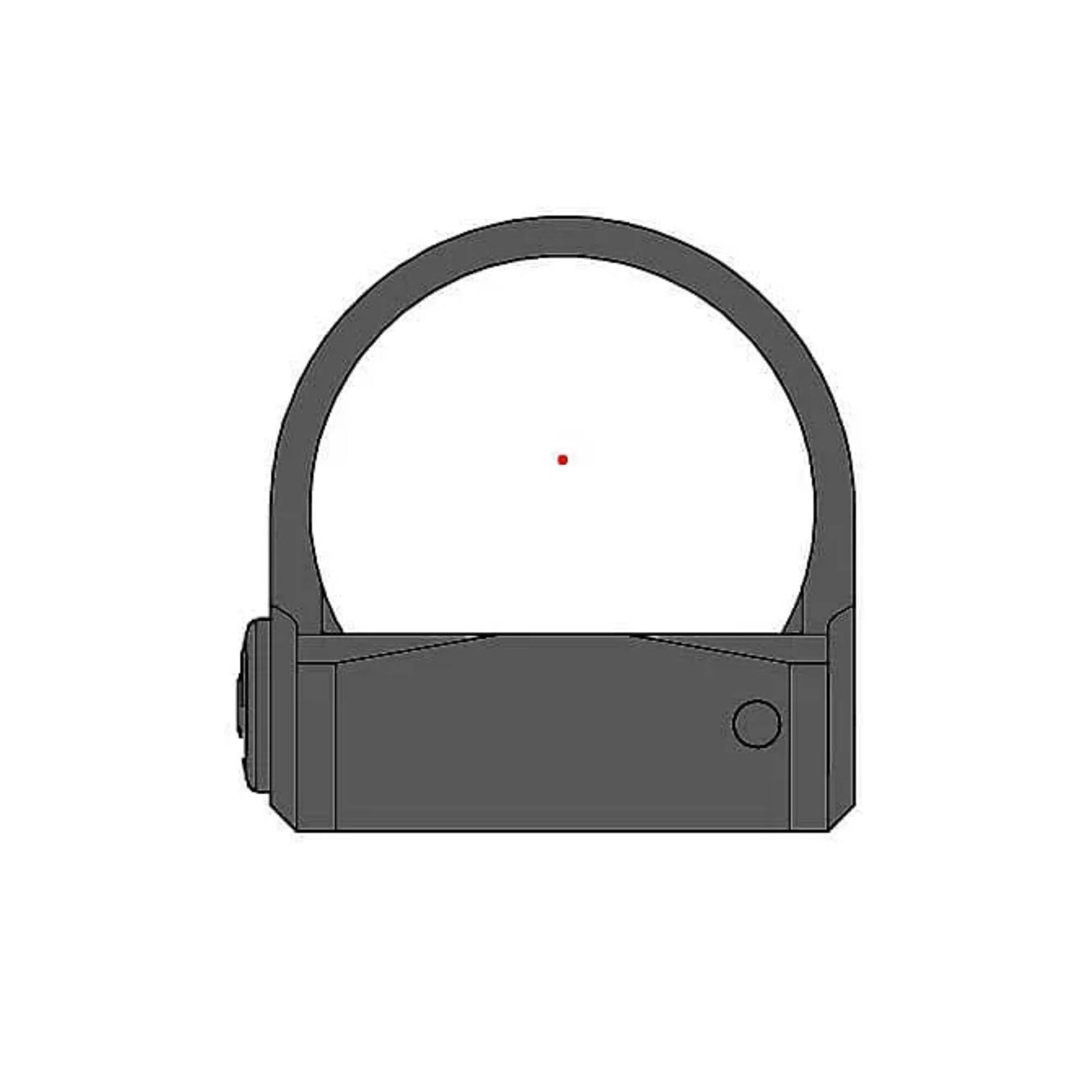 Gideon Optics Omega (SRO Compatible) Red Dot Sight 1x27mm OM50RN