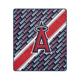 Pegasus - Los Angeles Angels 60" x 70" Diagonal Lined Wordmark Ultra Soft Blanket - Multicolor