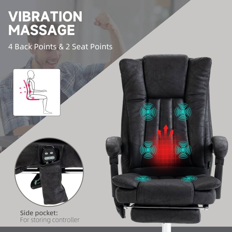 VIBRATION MASSAGE  
4 Back Points & 2 Seat Points  

Side pocket:  
For storing controller