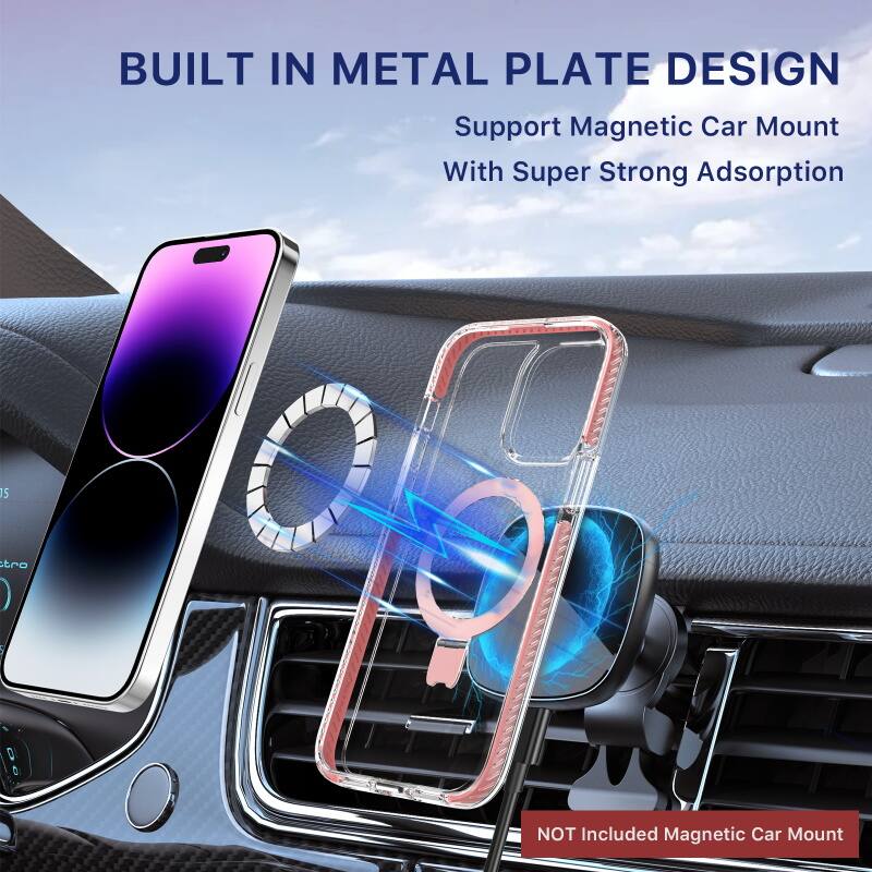 BUILT IN METAL PLATE DESIGN Support Magnetic Car Mount With Super Strong Adsorption NOT Included Magnetic Car Mount
