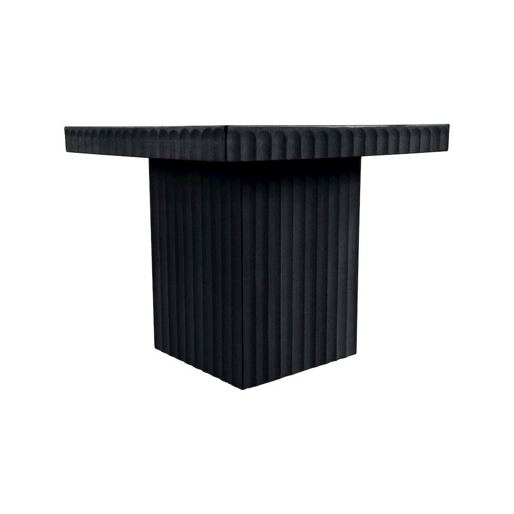 Alt View 2. Meridian Furniture - Spencer Black Oak Veneer Coffee Table - Black.