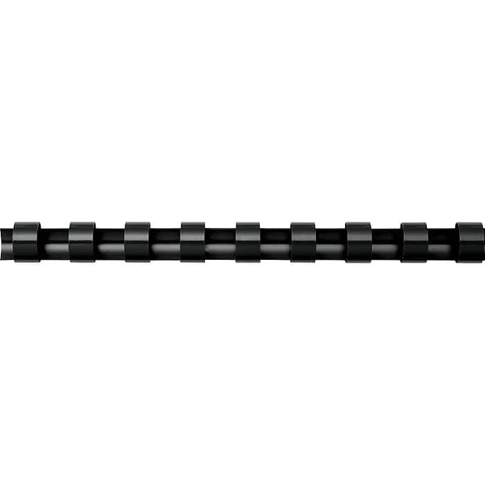 "Fellowes - 3/8"" Plastic Binding Spine Comb, 55 Sheet Capacity, 25/Pack (52322) - Black" price history on PriceWatchPro