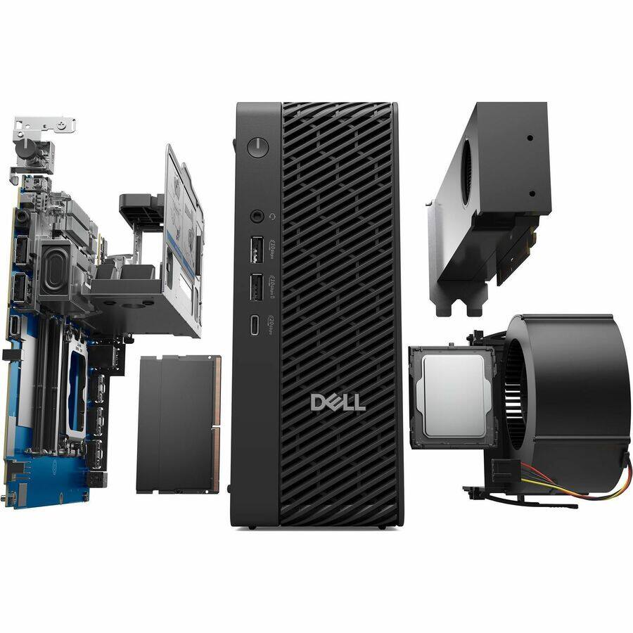 The text on the image is:

- "DELL"
- "USB"
- "Ethernet"