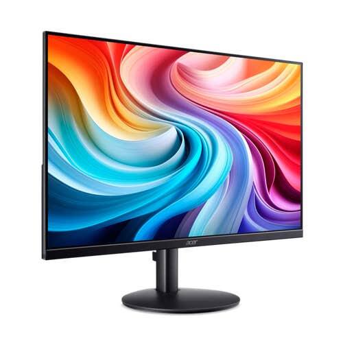 Angle. Acer - Acer Essential SB243Y G0bi 23.8In Full HD IPS Monitor 120Hz 1920x1080 - Black.