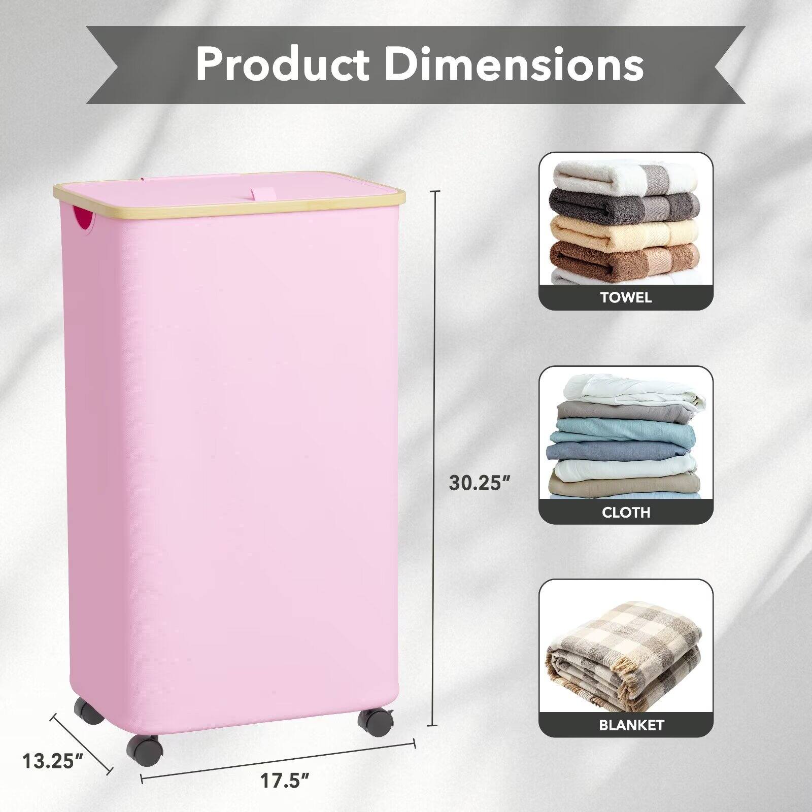 Product Dimensions  
TOWEL 30.25"  
CLOTH 13.25" 17.5"  
BLANKET