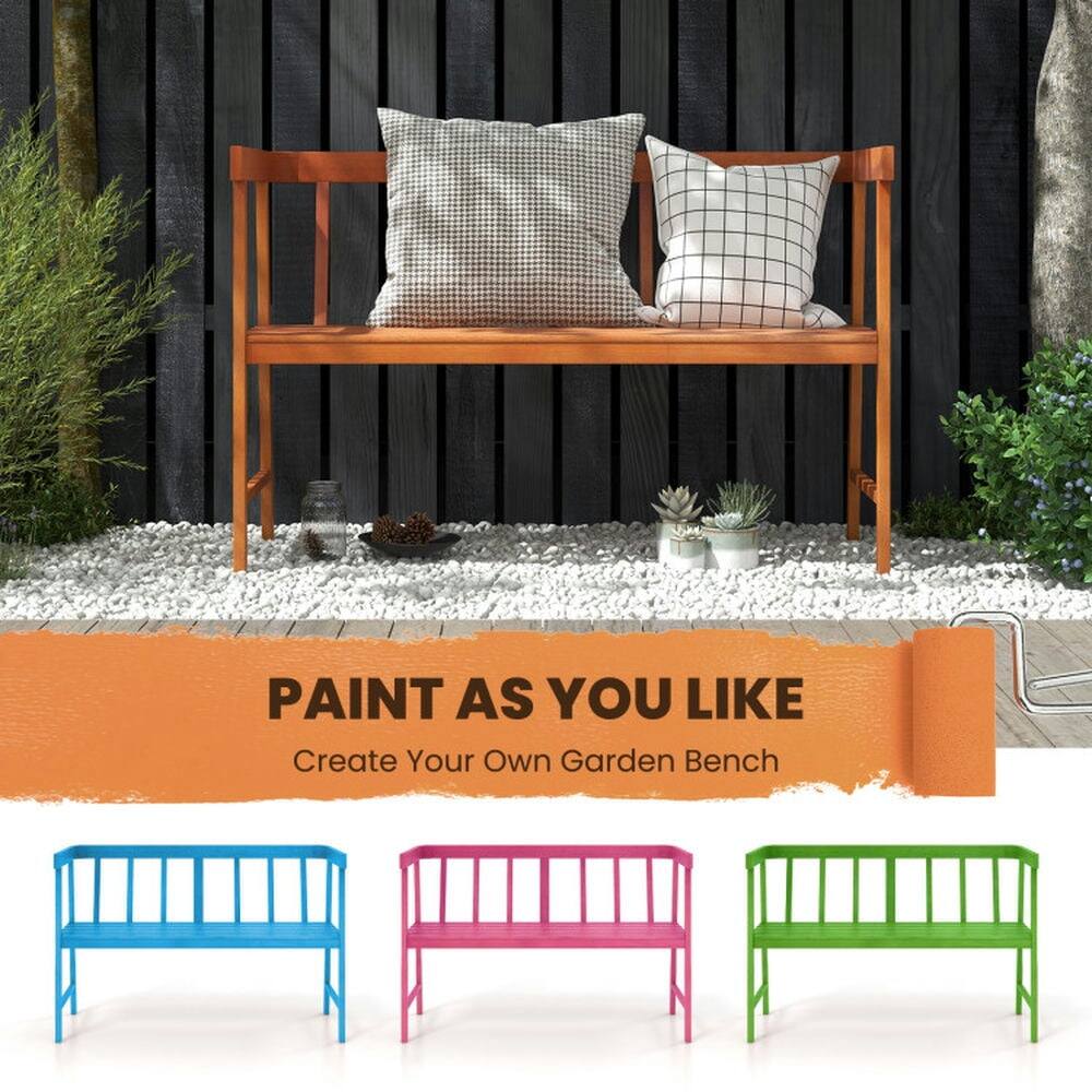 PAINT AS YOU LIKE  
Create Your Own Garden Bench
