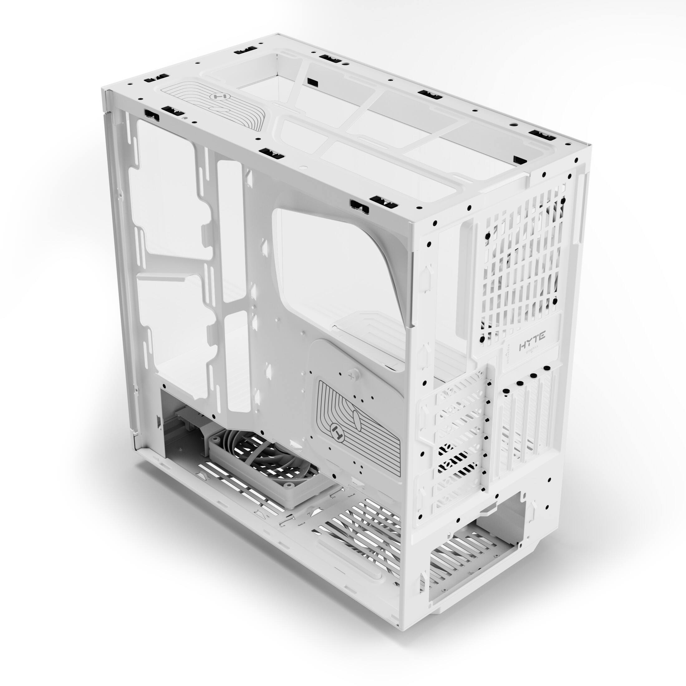 Alt View 14. HYTE - Y40 ATX Mid-Tower PC Case - Snow White.