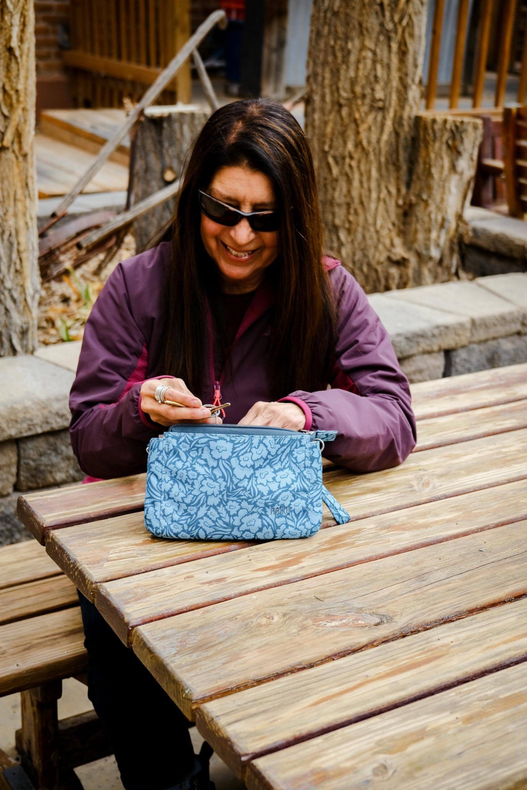 Alt View 1. Haiku - Haiku Stride Wristlet Wallet - Floral Garden.