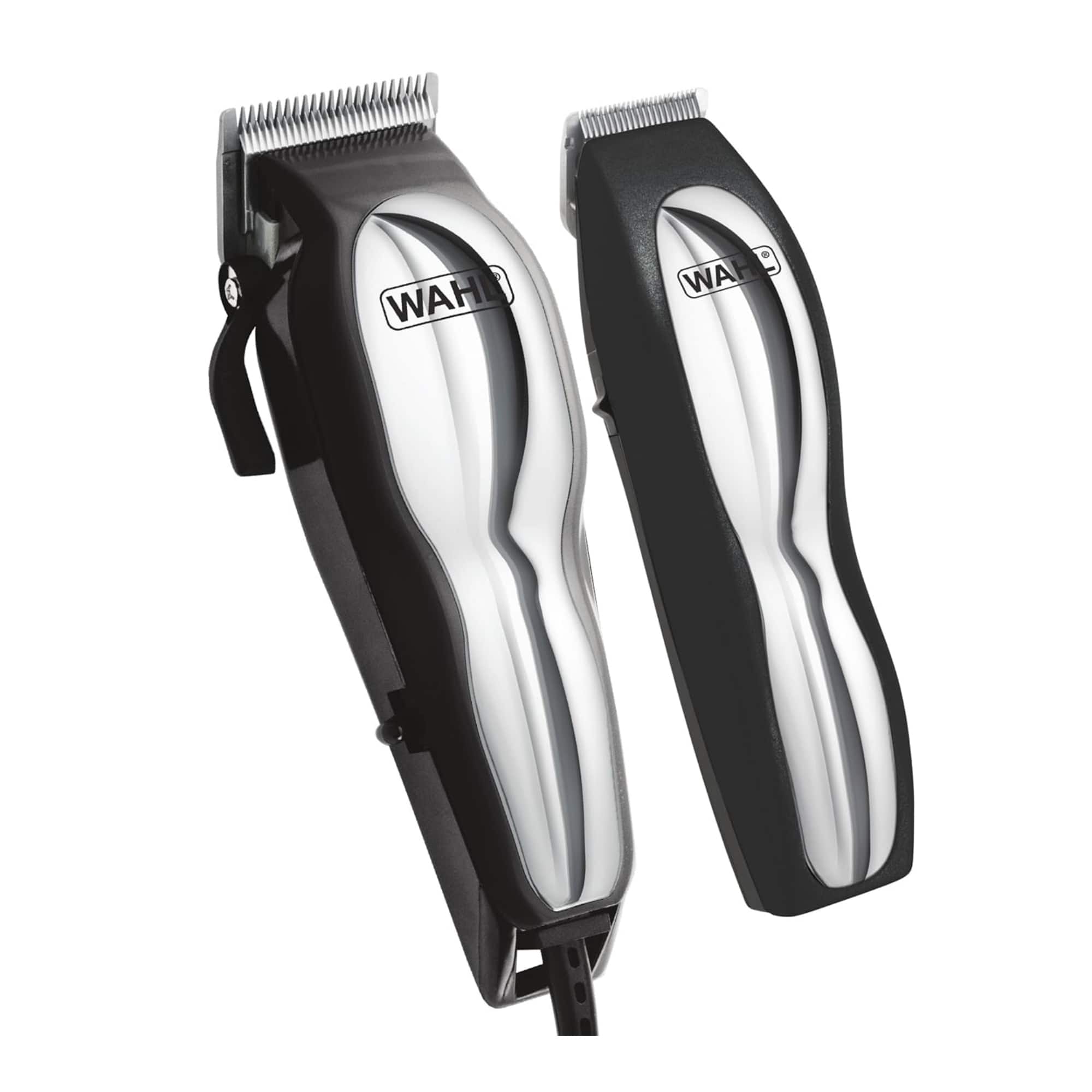 Wahl - Chrome Pro 22 Piece Complete Haircutting Kit - Clipper and Trimmer Set - 79520-3401-MI
