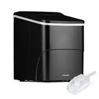 NewAir - Countertop Bullet Ice Maker with BPA-Free Parts - Matte Black - Front_Zoom