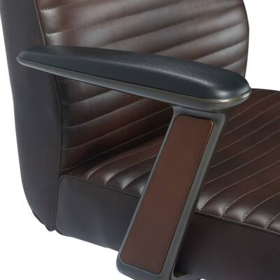 La Z Boy Emerson Bonded Leather Ergonomic Swivel Executive La Z Boy Emerson Bonded Leather Ergonomic Swivel Executive