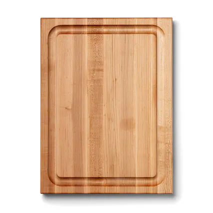 Front. John Boos - John Boos Large Maple Wood Edge Grain Reversible Cutting Board, 20" x 15" x 1.5" - Maple.