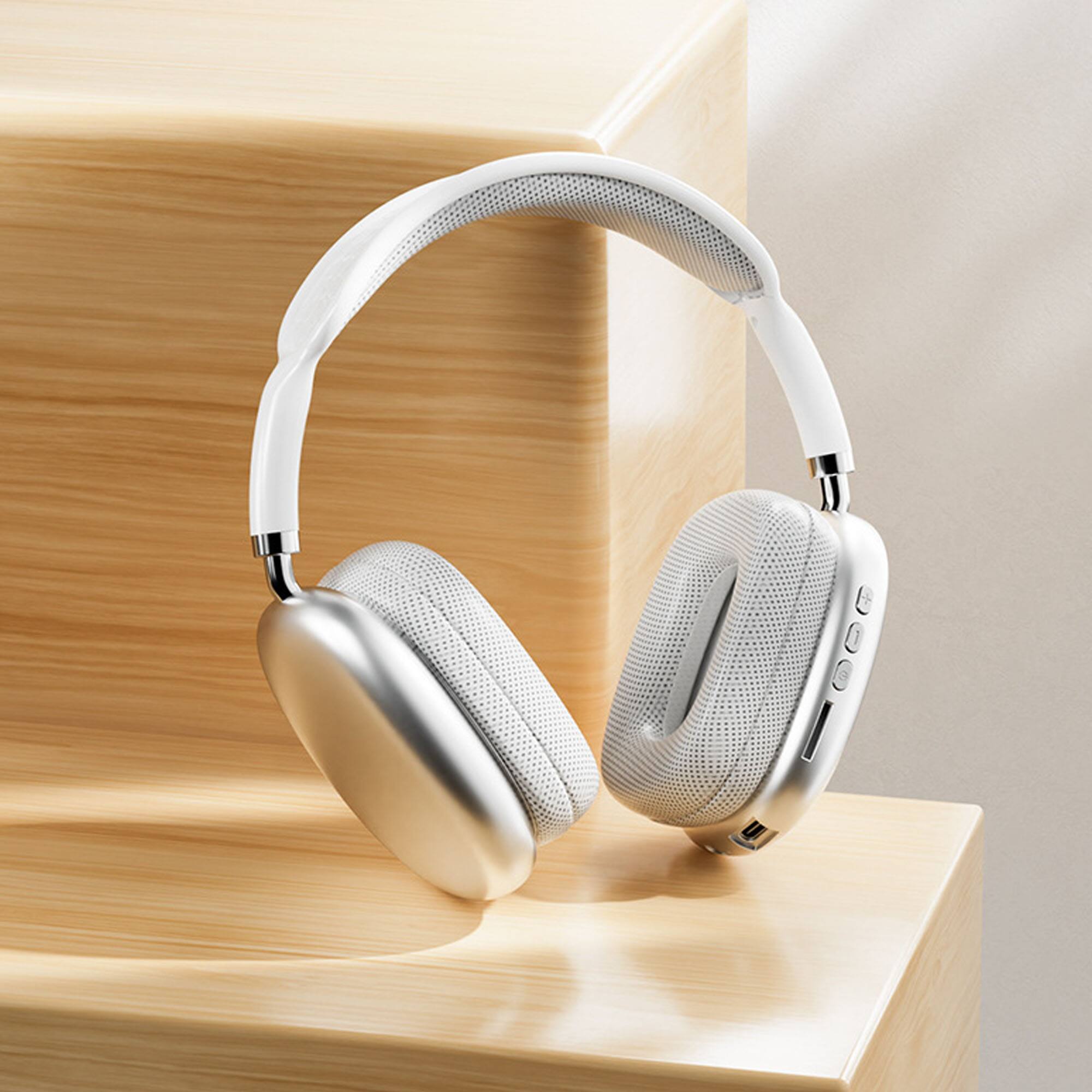 Front. YONWAY - Subwoofer Wireless Bluetooth Headset, Over The Ear Wireless Headset, Clear Communication, Fast Charging.