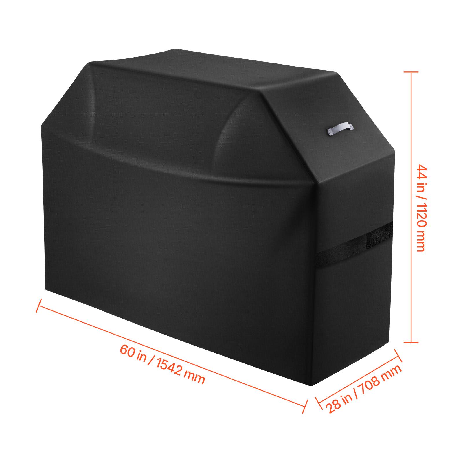 44 in / 1120 mm  
60 in / 1542 mm  
28 in / 708 mm