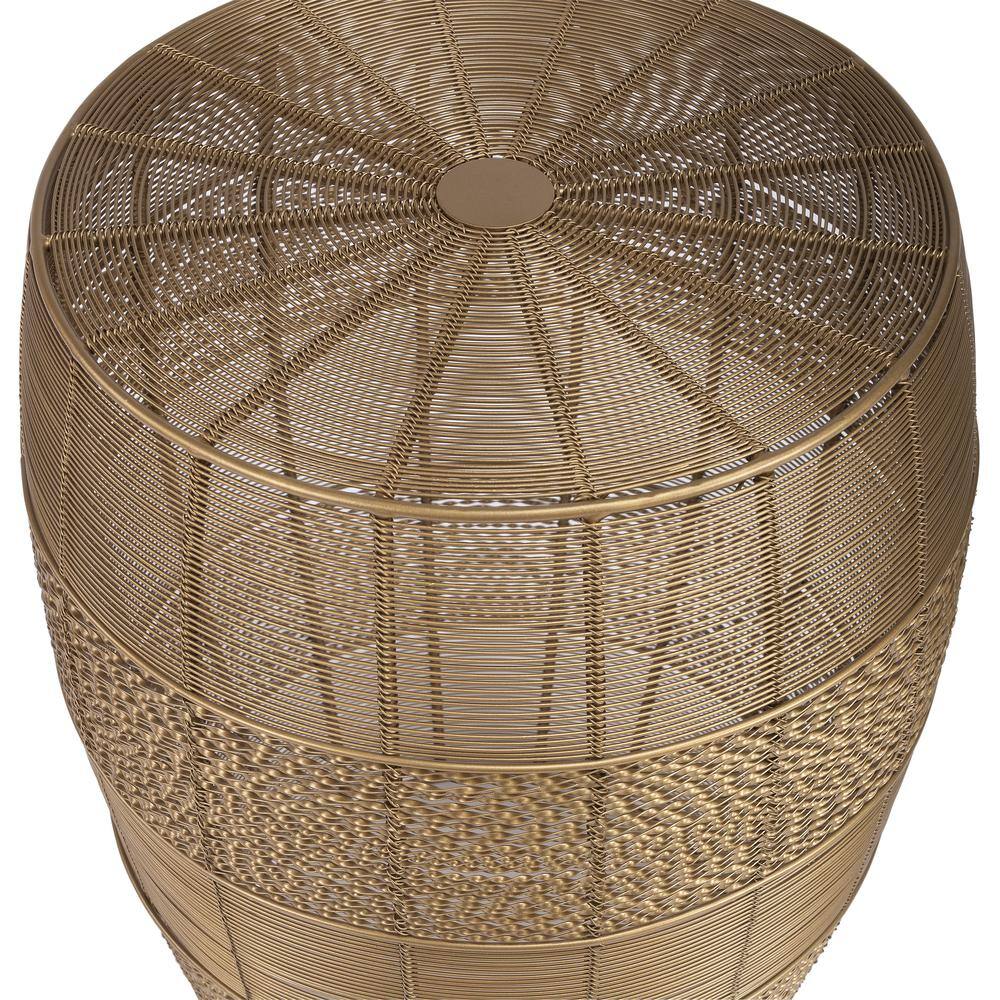 Alt View 1. Butler Specialty - Bellarose Metal Side Table - Gold.