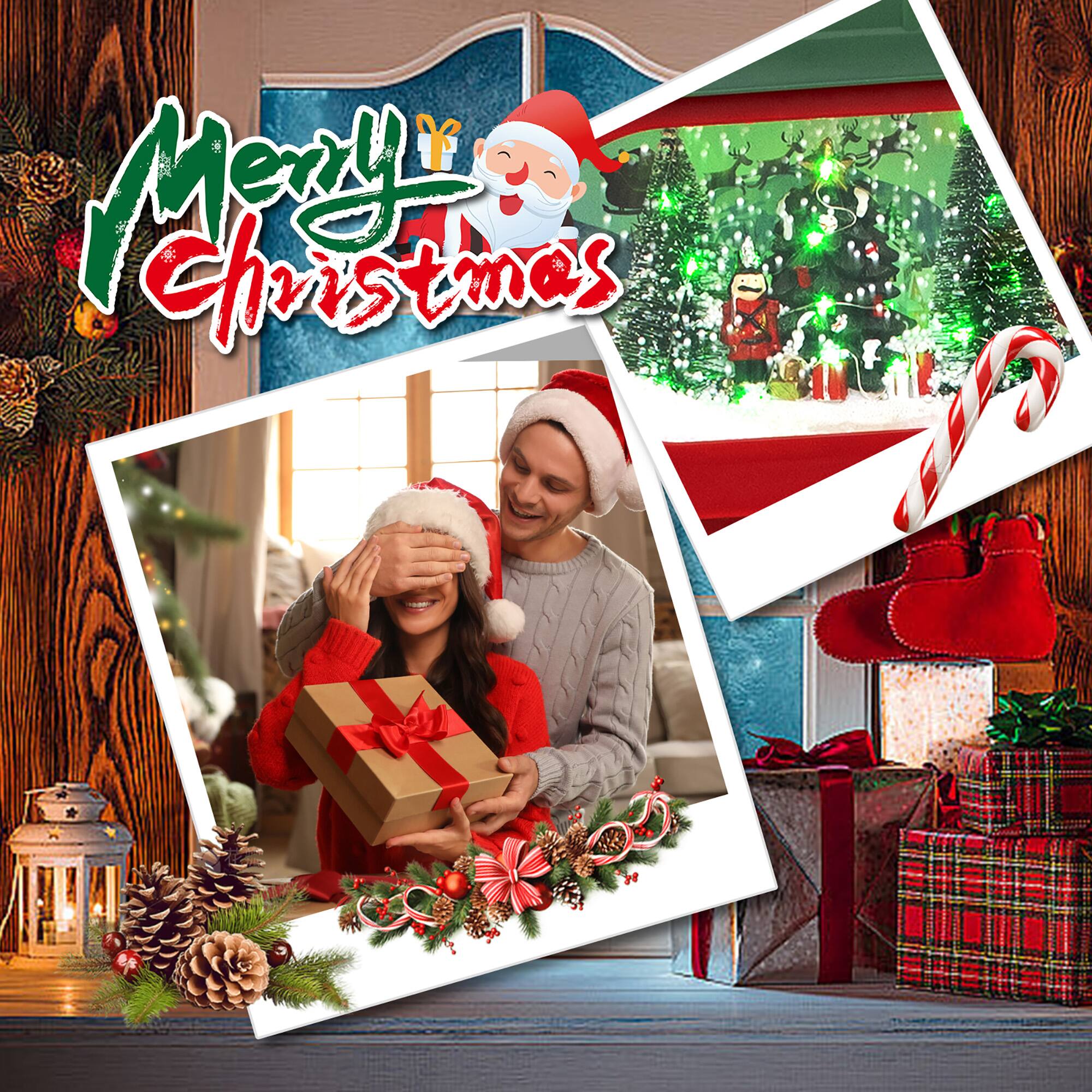 Alt View 4. Gymax - Gymax  5 Ft Christmas Street Lamp Sound Activated Indoor Street Light w/ Colorful LED Lights - Red.