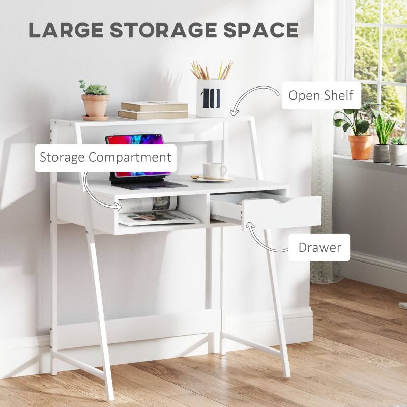 LARGE STORAGE SPACE

- Open Shelf
- Storage Compartment
- Drawer