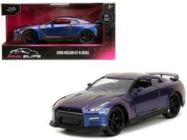 2009 Nissan GT-R (R35) "Pink Slips" Series 1/32 Diecast Model Car by Jada - Purple Metallic