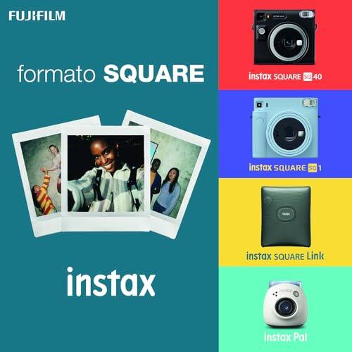 FUJIFILM  
formato SQUARE  
instax SQUARE 40  
instax SQUARE SO 1  
instax SQUARE Link  
instax Pal