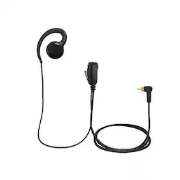 ProMaxPower - 1.5-Wire Swivel Earpiece with PTT Mic for Motorola SL3500, TLK100 & Other Radios - Black