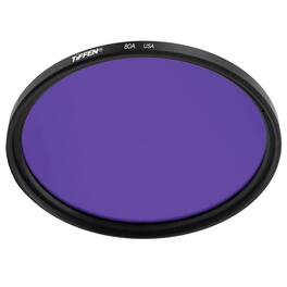 Tiffen - 58mm 80A Tungsten to Daylight Conversion Glass Filter