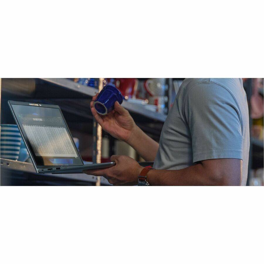 Alt View 5. HP - HP ProBook 4 G1i 16" Touchscreen Notebook - WUXGA - 60 Hz - Intel Core Ultra 7 255U - 32 GB - 1 TB SSD - English - Meteor Silver.