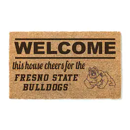 Jardine - Fresno State Bulldogs 18" x 30" Welcome Doormat - Brown