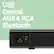 USB Optical AUX & RCA Bluetooth OPTICAL USB DCIZV
