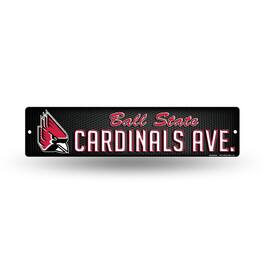 Rico Industries - Ball State Cardinal's 16" inch Garage Street Sign - perfect for anywhere you choose to hang it - Multi