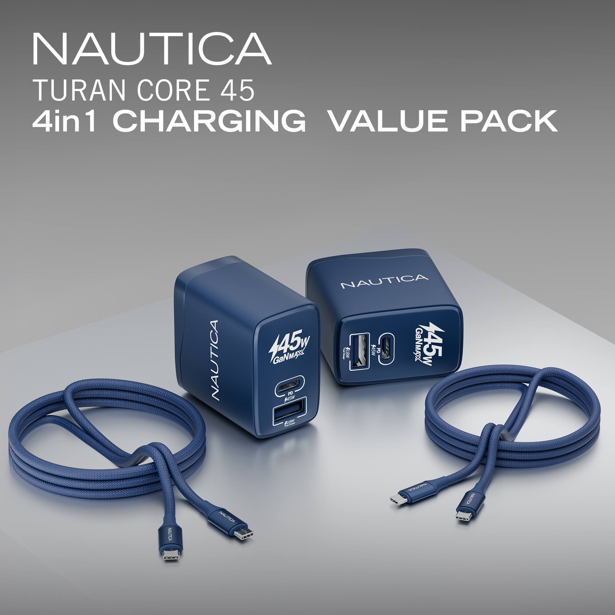 NAUTICA TURAN CORE 45 4in1 CHARGING VALUE PACK NAUTICA 145w GaNMax